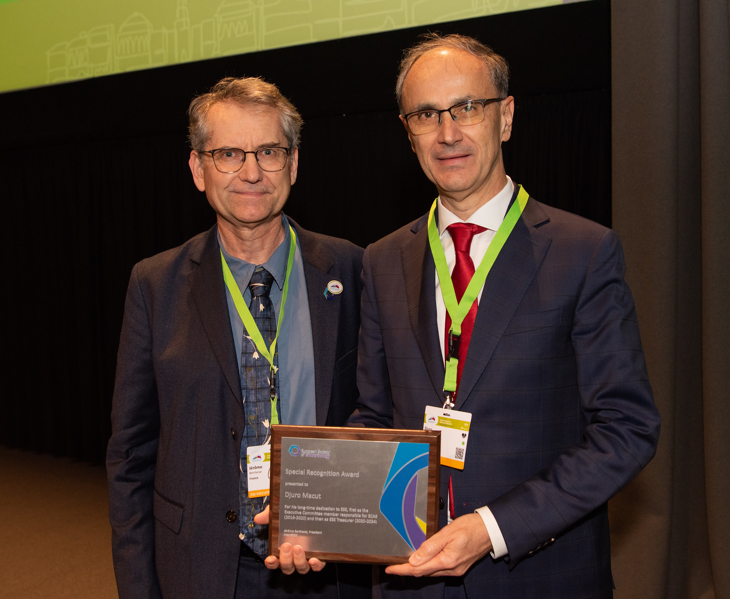 Đuro Macut at a government engagement